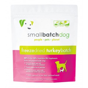 Small Batch Freeze Dried Turkey Sliders Dog Food 14oz